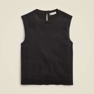 J.Crew cashmere blend cropped sweater shell